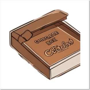 Delicious Chocolate Gift Box Illustration No. 630 Posters and Art